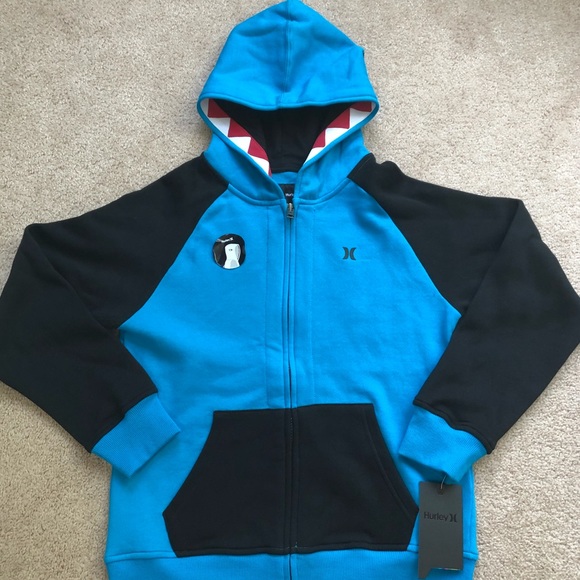 hurley shark hoodie